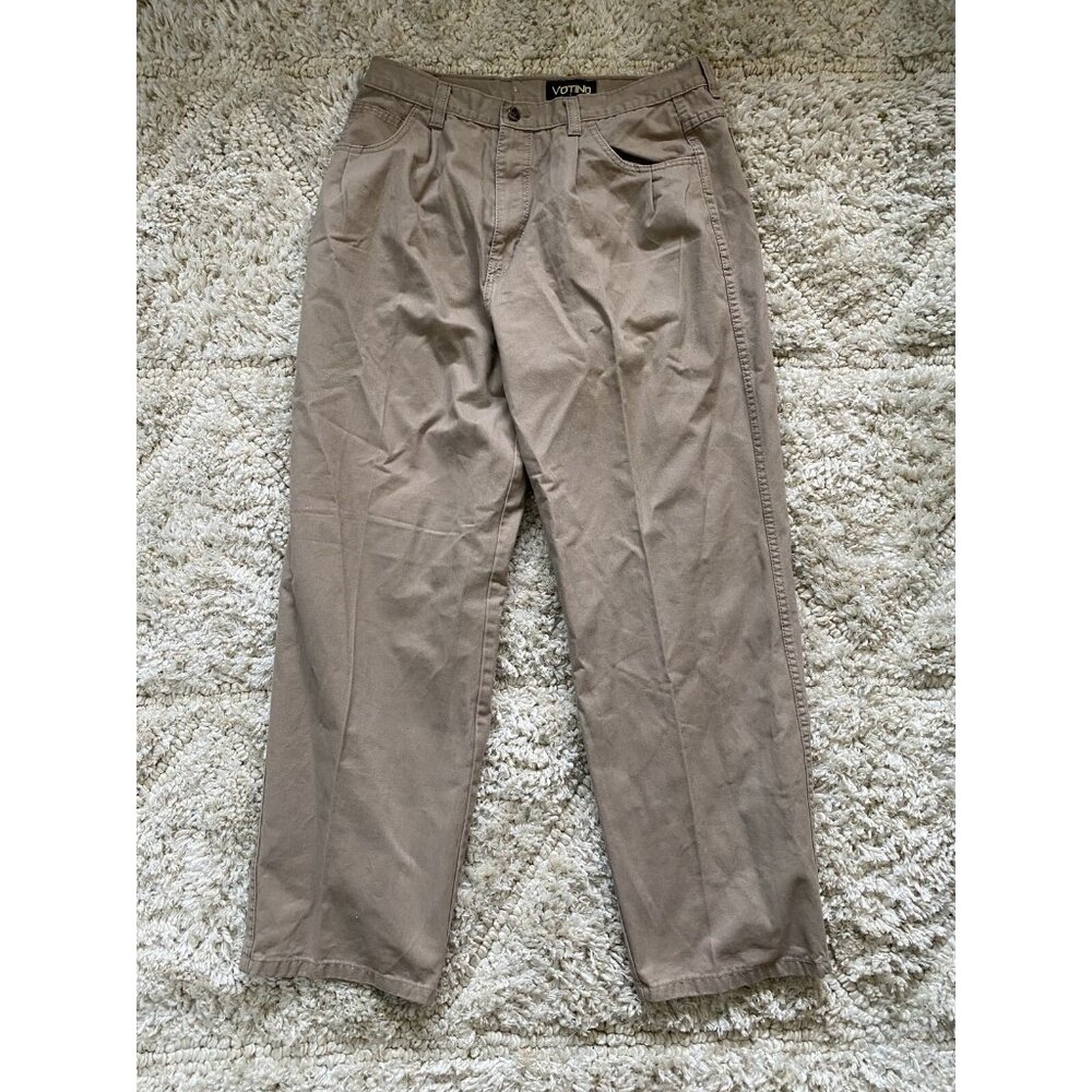38x30 Votino Men's Jeans Regular Straight Brown Khaki Pants
